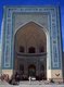 Uzbekistan: The iwan or portico at Kalyan or Kalon mosque and minaret, part of the Po-i-Kalyan complex, Bukhara