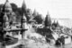 India: The main cremation ghat, Varanasi (Benares), c. 1920